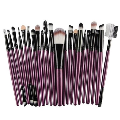 MOQ 20 Sets Custom Own LOGO 22Pcs Makeup brushes set Professional Rayon wool brushes Foundation Powder Contour Eyeshadow