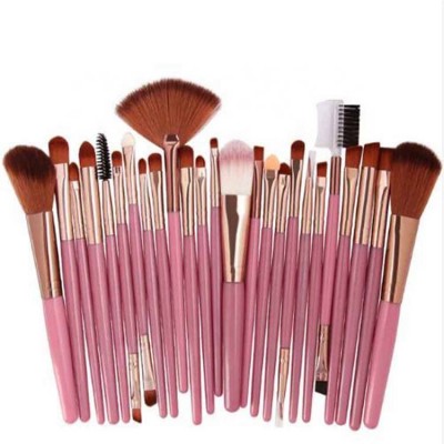 MOQ 20 Sets Custom Own LOGO 25pcs Makeup Brushes Set Beauty Tools for Eyeshadow Foundation Powder Eyeliner Eyelash Lip Cosmetic